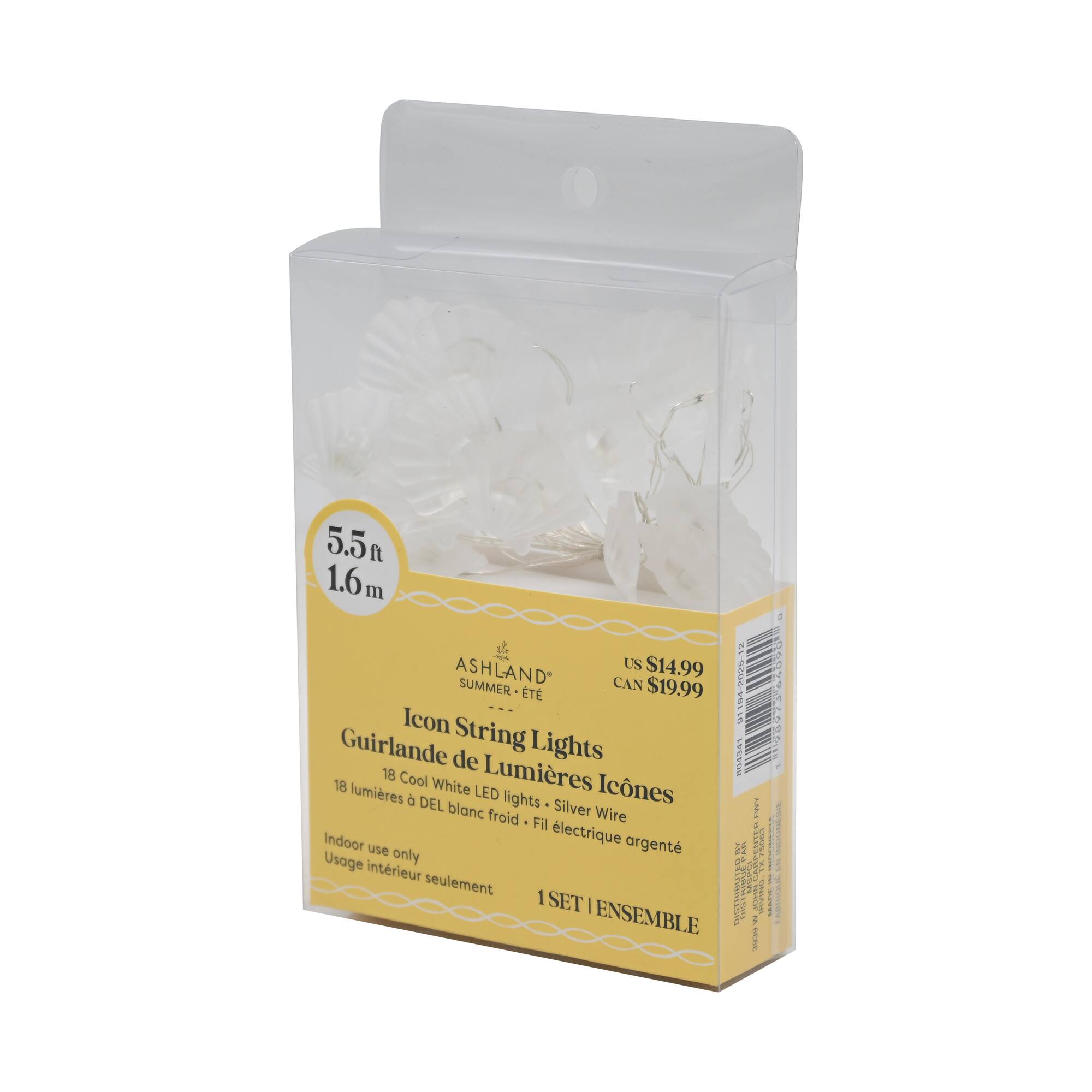 18ct. Shell Icon LED String Lights by Ashland®